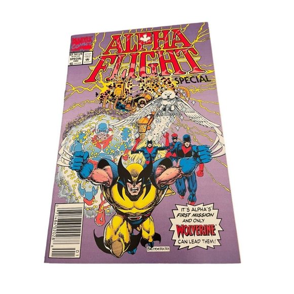 Marvel Alpha Flight Special #1 Marvel Comics 1992 Wolverine 1st Mission - Picture 1 of 8